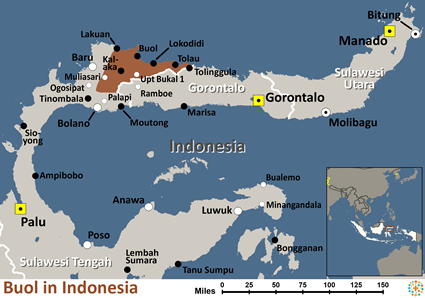 map of Indonesia