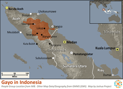 map of Indonesia