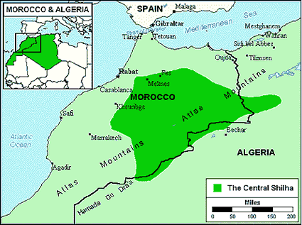map of Algeria
