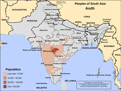map of India