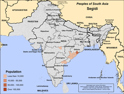 map of India